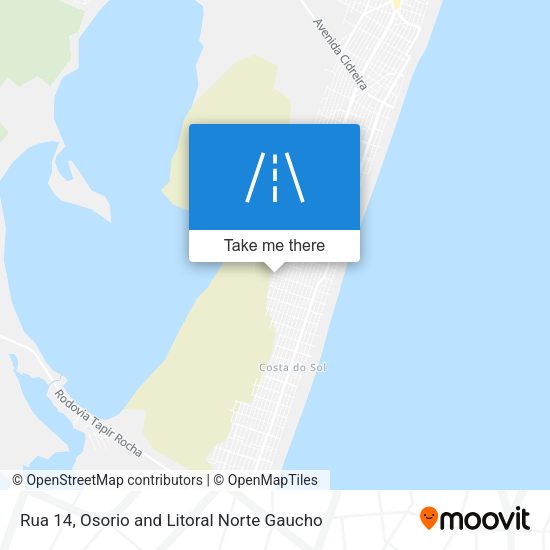 Rua 14 map