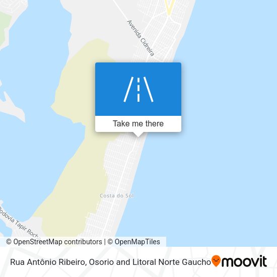 Rua Antônio Ribeiro map