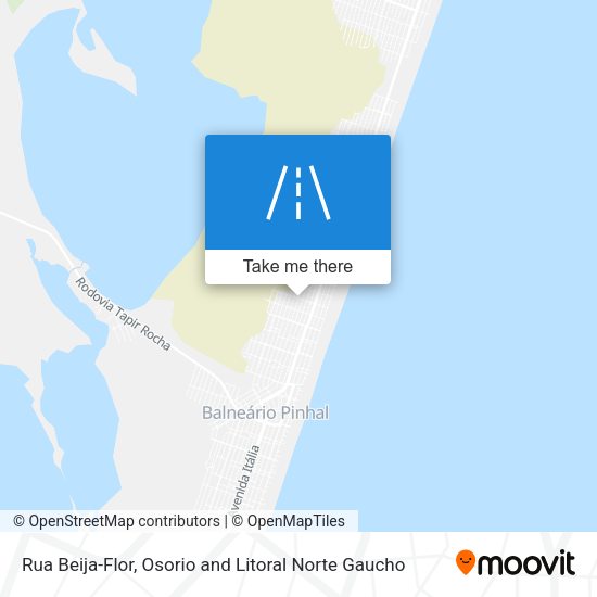 Rua Beija-Flor map