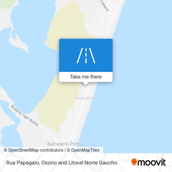 Rua Papagaio map