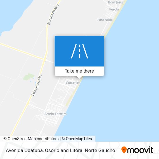 Avenida Ubatuba map