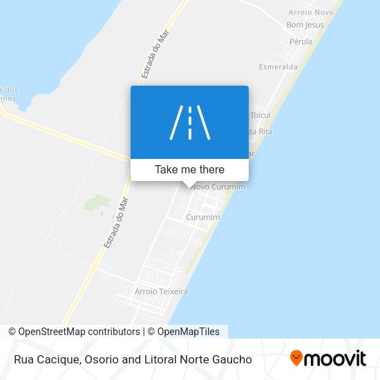 Rua Cacique map