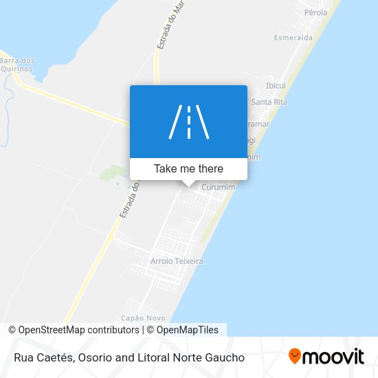 Rua Caetés map