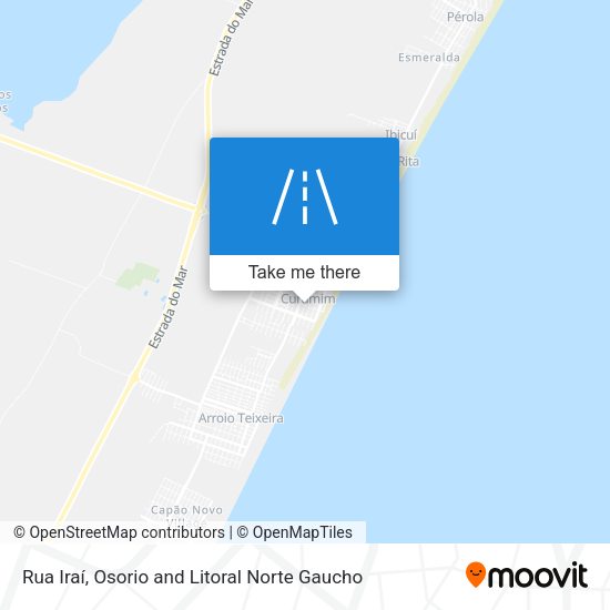 Rua Iraí map