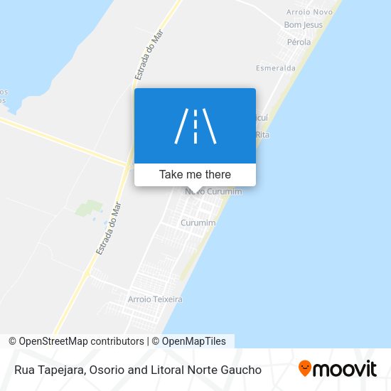 Rua Tapejara map
