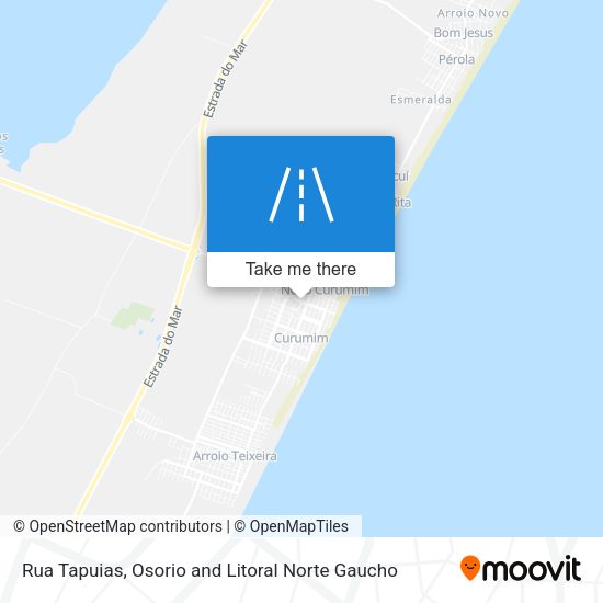 Rua Tapuias map