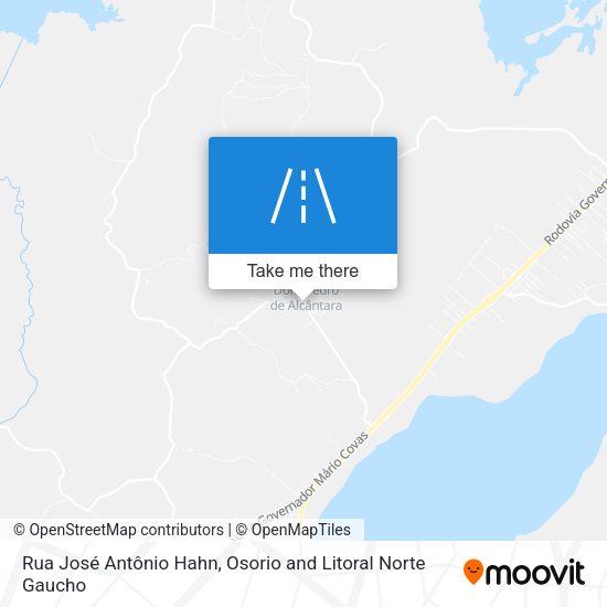 Rua José Antônio Hahn map