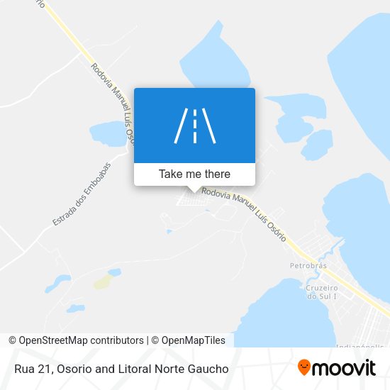 Rua 21 map