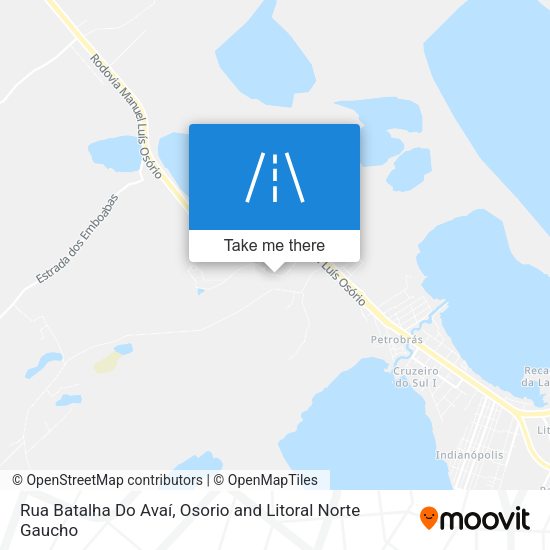 Rua Batalha Do Avaí map