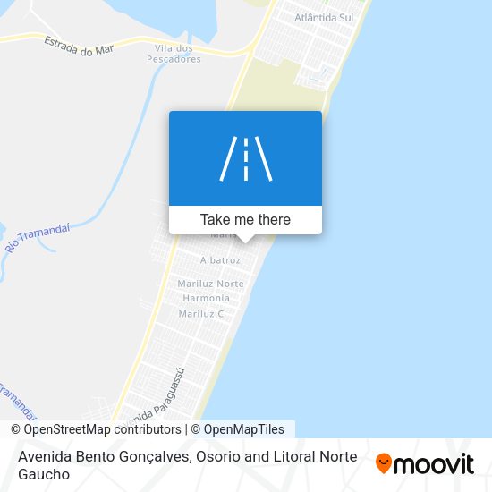Avenida Bento Gonçalves map