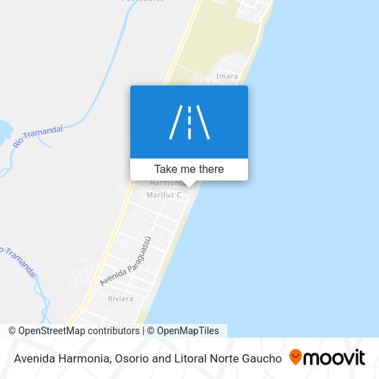 Avenida Harmonia map