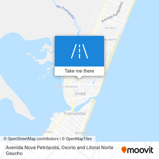 Avenida Nova Petrópolis map
