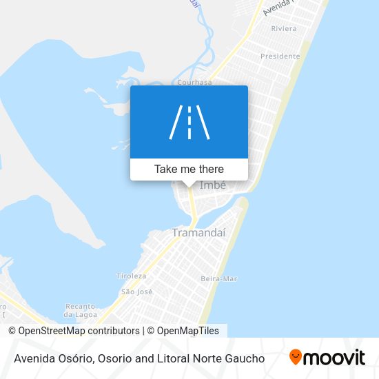 Avenida Osório map