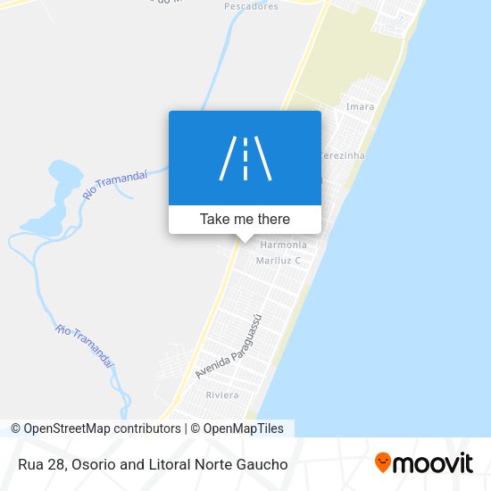 Rua 28 map