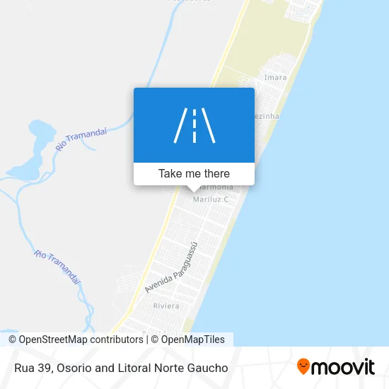 Rua 39 map