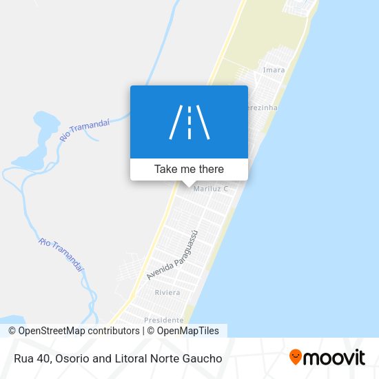 Rua 40 map