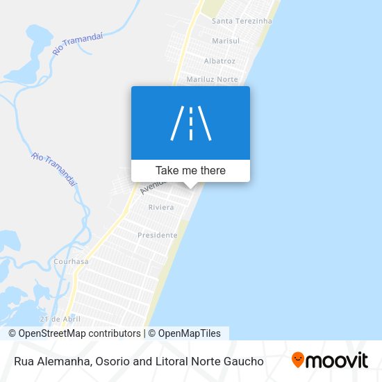 Rua Alemanha map