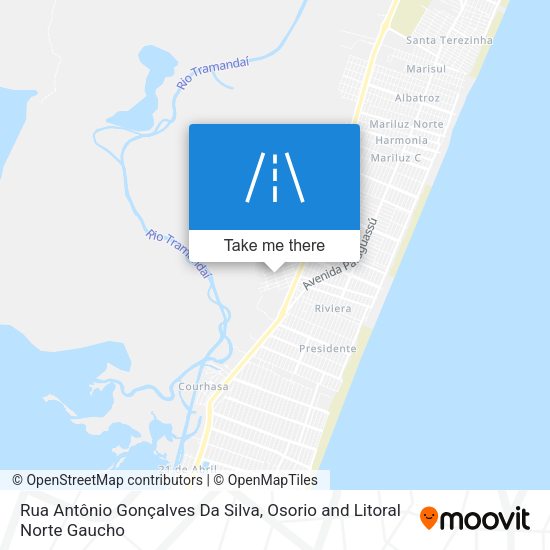 Rua Antônio Gonçalves Da Silva map