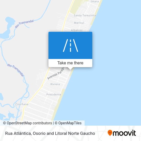Rua Atlântica map
