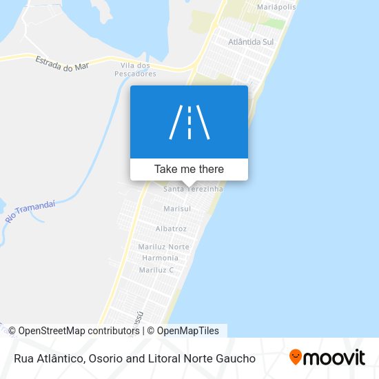 Rua Atlântico map