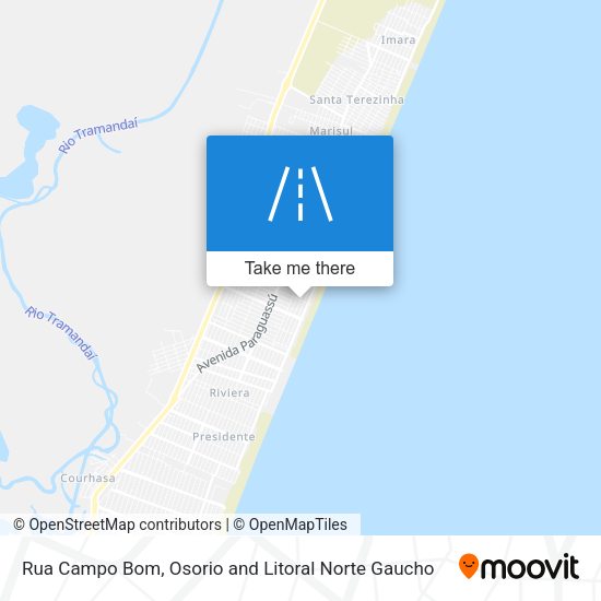 Rua Campo Bom map