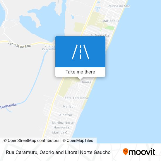 Rua Caramuru map