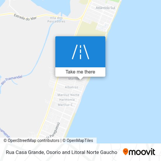 Rua Casa Grande map