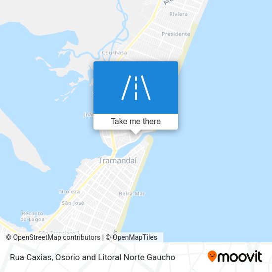 Rua Caxias map