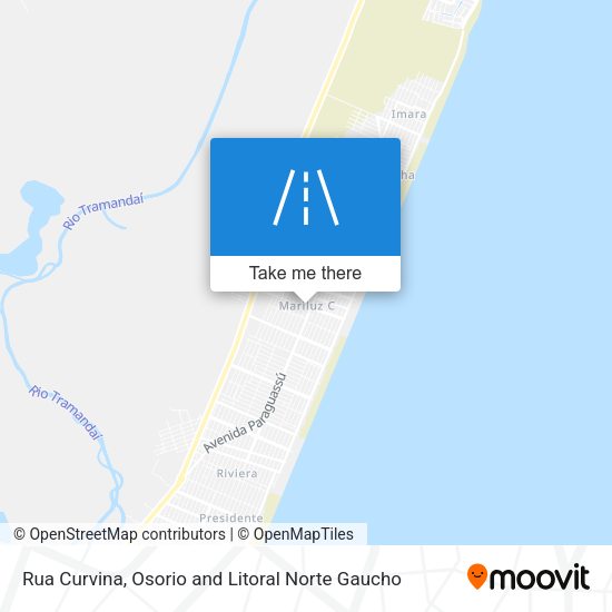 Rua Curvina map