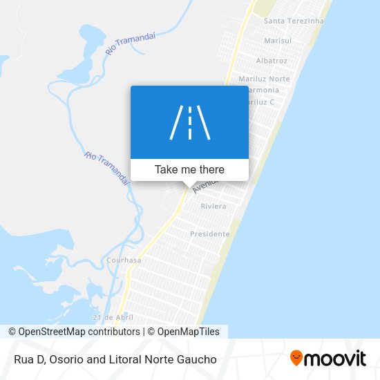 Rua D map