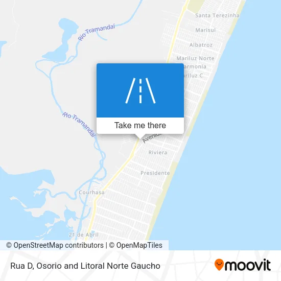 Rua D map