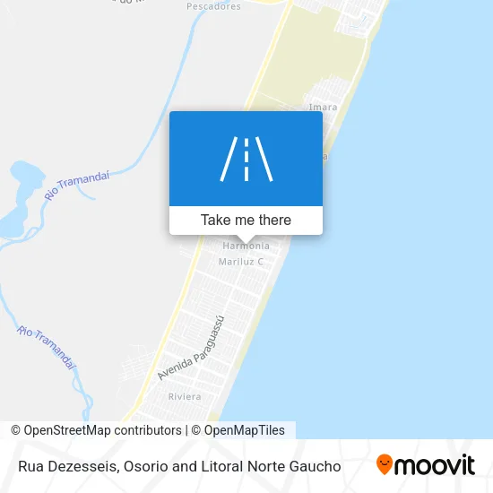 Rua Dezesseis map