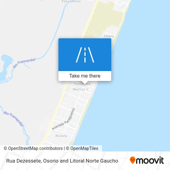 Rua Dezessete map