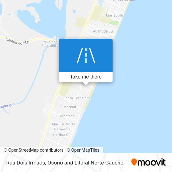 Rua Dois Irmãos map