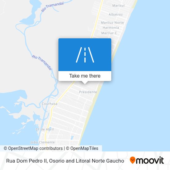 Rua Dom Pedro II map