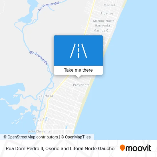 Rua Dom Pedro II map