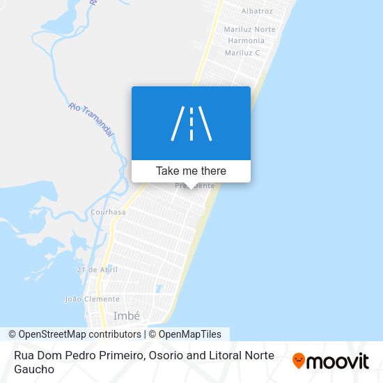 Rua Dom Pedro Primeiro map
