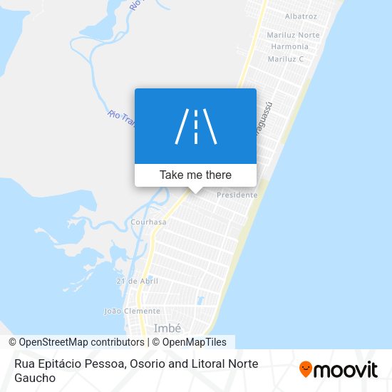 Rua Epitácio Pessoa map