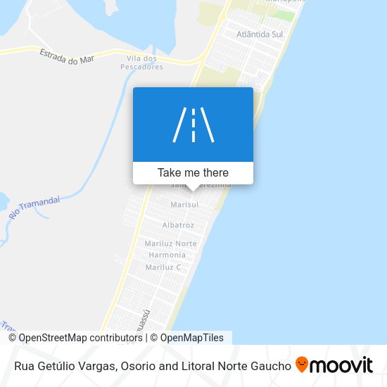 Rua Getúlio Vargas map