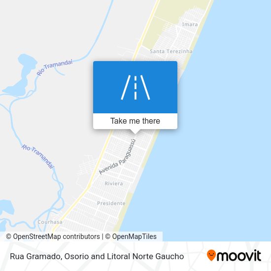 Rua Gramado map