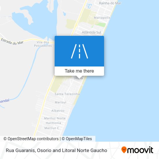Rua Guaranis map