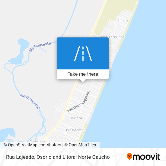 Rua Lajeado map