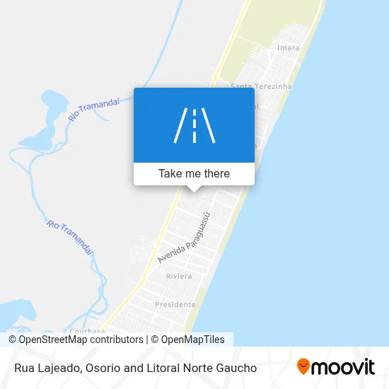 Rua Lajeado map