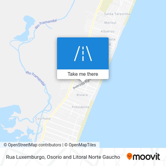 Rua Luxemburgo map