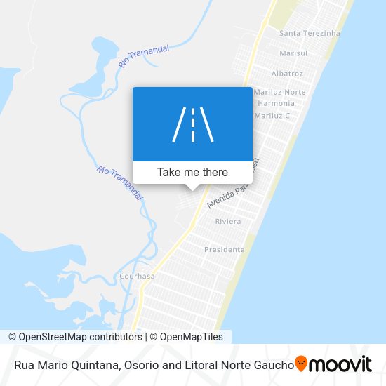 Rua Mario Quintana map