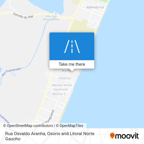 Rua Osvaldo Aranha map