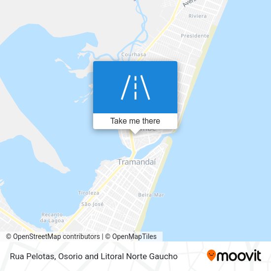 Rua Pelotas map
