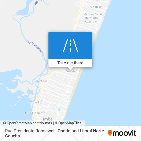 Rua Presidente Roosewelt map