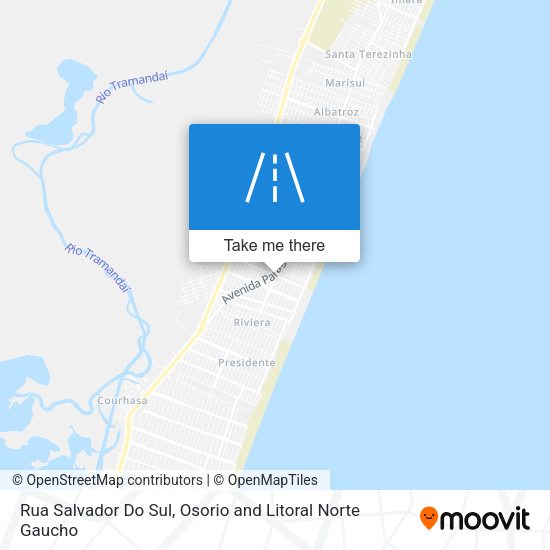 Rua Salvador Do Sul map