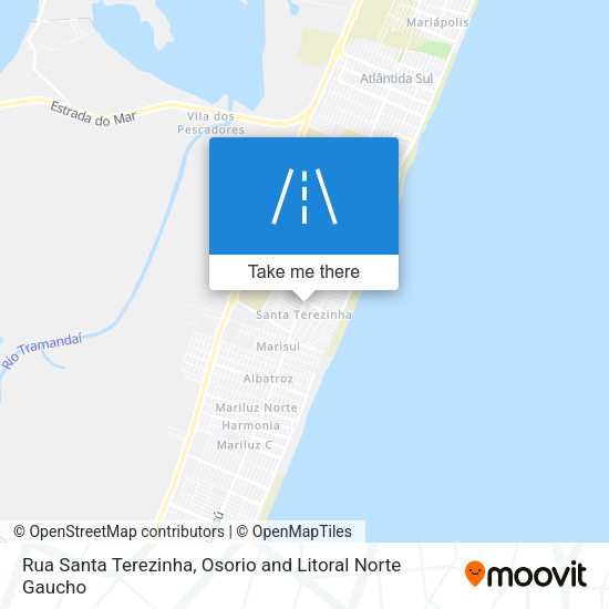 Rua Santa Terezinha map